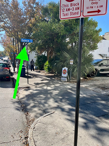 Quince Alley - Street Sign